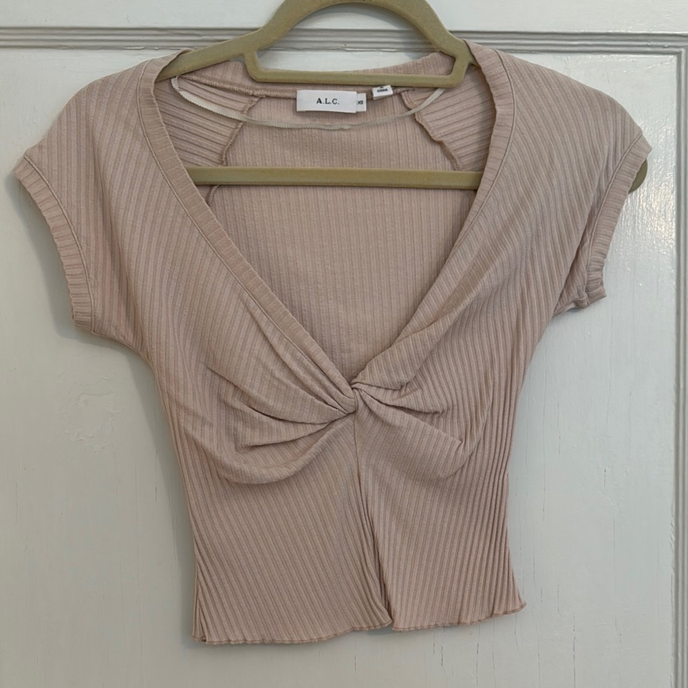 A.L.C. - size XS - Women's Ribbed Tan Top
